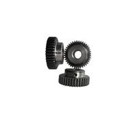 Piñón de cremallera de engranaje recto de 2 m, 14 dientes, diámetro interior de 2 m, 8 mm, dientes rectos positivos, acero n.° 45, 1-16 piezas(13pcs 2M 14 Teeth)