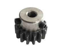 Piñón de cremallera engranaje recto 2 m, 20 dientes, diámetro interior módulos, 8/10/12/14/15/16/17/18 mm, rectos, positivo, acero 45#, transmisión CNC(17mm keyway 5mm,1pc 2M 20 Teeth)