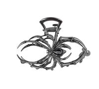 Piñón de garra de cabello - Spider Hair Claw Clip | Halloween Gothic Style Peawers de cabello | Carra de cabello para niñas | Central de cabello única para novia, esposa, hermana, hija | Accesorio de