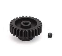 Piñón de motor con tornillo, piñón de motor 27T para piezas de repuesto de actualización de coche modelo Wltoys 1/14 144001 RC(negro)