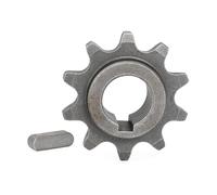 Piñón de motor delantero de cadena 420 de 10 dientes con pasador abierto de chaveta for Coleman CT200 Trail 200 MI-N Bike KT196 Go Kart