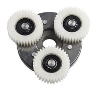 Piñón de nailon de 36 dientes y montaje de embrague de 70 mm para Bafang Bbs03 Motor de transmisión de bicicleta eléctrica piezas de reparación negro