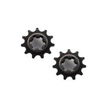 Piñón delantero 11T para caja de cambios de embrague Compatible con motocicletas de bicicleta de 2 tiempos 47 49cc T8F 11T(2 PCS)