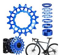 Piñón delantero de una sola velocidad, actualización de engranaje de rueda libre 16T/18T, piñón de velocidad de cadena de ciclismo para bicicleta de carretera de montaña, para adultos, principiantes