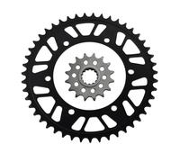 Piñón delantero y trasero for motocicleta, apto for Yamaha FZ8 N NA 39P FZ8 S 8 42P FZ 8 2010-2015 525 CNC 16T 46T(16T 46T)