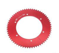 Piñón dividido de aluminio rojo de 64 dientes para cadena #35 apto para Predator 212cc 196cc 79cc 98cc 100cc 301cc 389cc 420cc Go Kart y para mini bicicleta Transmisión Gear Solución de reemplazo