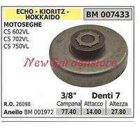 Piñón ECHO Motor Motosierra CS 602VL 702VL 750VL 3/8" Dientes 7 007433