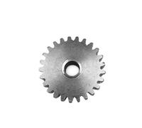 Piñón, engranaje recto de motor alta precisión, 1 unidad, acero, módulo, 21-28 dientes, grosor del metálico: 10 mm, diámetro exterior: 13-18, orificio proceso: 6(1M 28 Teeth)