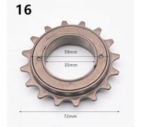 Piñón Libre para acero 20T 35mm Bicicleta Carreras Piñón Libre | para acero , 16 dientes, 35mm, ideal carreras, compatible desviador, montaje sencillo(20T)