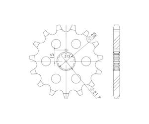 Piñón Supersprox 630 13Z