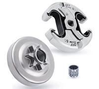 Piñón y Embrague para Husqvarna 455 460 Rancher, ADEFOL 7-Dientes Piñón de 0,325'' con Embrague y Rodamiento Motosierra Tambor de Embrague Piezas de Repuesto