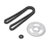 Piñones delanteros y traseros T8F, juego de piñones de alto rendimiento T8F, piñón trasero de 29 mm + piñón delantero T8F11T + cadena de eslabones T8F116, para karts, ATV y minimotos modificados