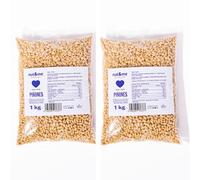 Piñones naturales 2 kg nut&me | Piñon de pino | Sin cáscara | Ideal para pesto | Keto | Sin gluten | Vegano y vegetariano | Fuente de fibra | Bajo contenido en azúcar | Pack 2 x 1 kg