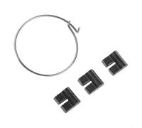 Piñones y resorte para cubo de bicicleta Novatec Freehub cuerpo, acero | Construcción, acabado negro, diseño ligero, kit de piezas de repuesto esenciales para mantenimiento y reparación de ciclismo