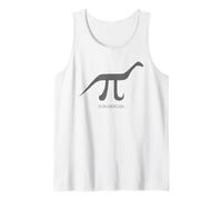 Pinosaur Pi + Dinosaurio Divertido diseño matemático Camiseta sin Mangas