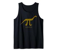 Pinosaur Pi + Dinosaurio Divertido diseño matemático Camiseta sin Mangas