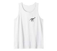 Pinosaur Pi + dinosaurio divertido diseño matemático Camiseta sin Mangas