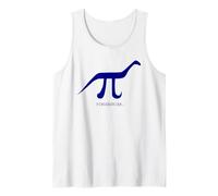 Pinosaur Pi + Dinosaurio Divertido diseño matemático Camiseta sin Mangas
