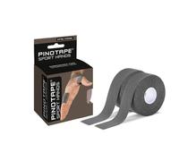 PINOTAPE® Sport Hands, gris oscuro, 2,5 cm x 5 m, 2 uds.