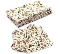 Pinowu Toallas de papel reutilizables, paños de algodón (12 piezas), toallas lavables sin papel, servilletas alternativas sin desperdicio para cocina y limpieza del hogar