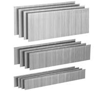 PINOZE Clavos de acero inoxidable de calibre 18, 1200 unidades (2 pulgadas, 1-1/4 pulgadas, 3/4 pulgadas, 400 por tamaño), clavos pequeños de acero inoxidable 304 para pistola neumática y eléctrica