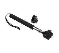 PINPO (TM) Negro Extensible impermeable Autorretrato Foto Selfie mano palillo Monopod monopie Con adaptador universal para GoPro héroe 1/2/3/3+ HD
