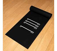 PINPOINT Alfombra Líneas de Lanzamiento y Tiros para Dianas de Dardos | Alfombrilla Protectora de Goma | Tapete Protector para Suelo - Ideal para Entrenamiento