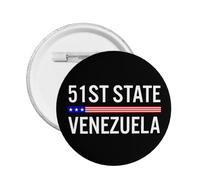 Pins, botones, insignias, alfileres, ropa, mochilas, sombreros, broches, del estado 51 de Venezuela