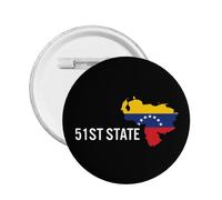 Pins, botones, insignias, alfileres, ropa, mochilas, sombreros, broches, del estado 51 de Venezuela