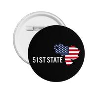 Pins, botones, insignias, alfileres, ropa, mochilas, sombreros, broches, del estado 51 de Venezuela