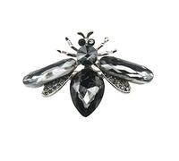 Pins de broche de broche, broche de abeja cristalina de mujeres, lindo apego de diez rhinestone pin de ropa accesorio elegante para fiestas
