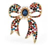 Pins de broche de mujeres Bowknot Broche Damas Broche de flores de diez rianas
