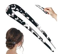 Pins De Cabello Francés - Pon Elegante Para El Cabello Twist | Clips Prácticos Sin Pelos De Curvatura | Pins En Forma De U Confiables Adecuados Para Bodas, Fiestas, Peinados Diarios Y Necesidades De P