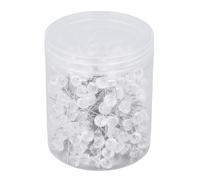 Pins de diamante Cabeza de cristal Pon recto transparente para ramas Flores Ropa Corsage Boutonniere 100pcs