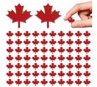 Pins de hoja de arce, 100pcs de 1 pulgada de metal de Canadá Pon de solapa de bandera, mini broche Pin, Canadá Souvenir para mujeres hombres