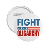 Pins de lucha contra la oligarquía, broche decorativo anticorrupción, insignias metálicas, 1 unidad.