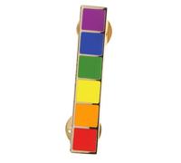 Pins de Solapa de Broche de Arco Iris Fino para Eventos de Fiesta del Orgullo Gay DEC.