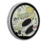 Pins Digital - Botón de visualización de vídeo con pantalla táctil magnética, insignia electrónica de 4,3 cm, para enfermera, empleado, oficina, reunión de cumpleaños