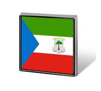 Pins Divertidos De Bandera De República De Guinea Ecuatorial Insignias Broches Cuadrados Circulares O En Forma De Para Mujeres Y Hombres Pins De Solapa Chaquetas Sombreros Bolsos Accesorios Novedosos