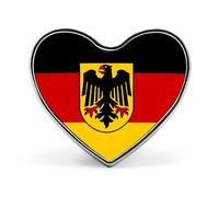 Pins Divertidos De Bandera De República Federal De Alemania Insignias Broches Cuadrados Circulares O En Forma De Para Mujeres Y Hombres Pins De Solapa Chaquetas Sombreros Bolsos Accesorios Novedosos
