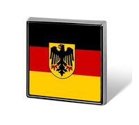 Pins Divertidos De Bandera De República Federal De Alemania Insignias Broches Cuadrados Circulares O En Forma De Para Mujeres Y Hombres Pins De Solapa Chaquetas Sombreros Bolsos Accesorios Novedosos
