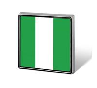 Pins Divertidos De Bandera De República Federal De Nigeria Insignias Cuadradas Circulares O En Forma De Corazón Para Mujeres Y Hombres Pins De Solapa Chaquetas Sombreros Bolsos Accesorios Novedosos