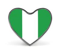 Pins Divertidos De Bandera De República Federal De Nigeria Insignias Cuadradas Circulares O En Forma De Corazón Para Mujeres Y Hombres Pins De Solapa Chaquetas Sombreros Bolsos Accesorios Novedosos