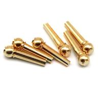 Pins guitarra acustica, Guitarra Bridge Pins,6Pcs / Set Pasadores de Puente de Guitarra Latón Guitar Bridge Pins Guitarra Repuestos Reparación de Accesorios para Guitarra de Acústica Folk(6 piezas)