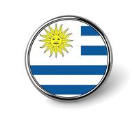 Pins Y Botones Con Banderas De La República De Uruguay - Pin De Solapa Personalizado Con Bandera Del Mundo Broches Insignias Para Hombres Mujeres Fiestas Discursos Reuniones Regalos Para Parejas