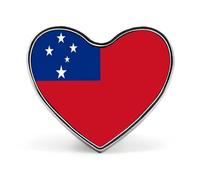Pins Y Botones Con Banderas Nacionales Del Estado Independiente De Samoa Pin De Solapa Personalizado Con Forma Cuadrada Circular Corazón Insignia Broche Para Hombres Mujeres Bodas Reuniones Fiestas