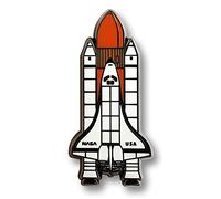 Pinsanity - Pin de solapa con diseño de lanzadera espacial.