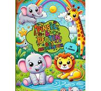 Pinsel & Pfoten - Malbuch für Kinder ab 4 Jahren: Lustige Ausmalbilder mit Tieren für kleine Künstler und Vorschulkinder