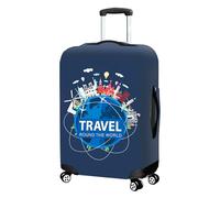 Pinsheng Cubierta de Equipaje Lavable Funda de Maleta Equipaje de Viaje Cubierta Elástico 3D Funda Protectora de Maleta de 26-28 Pulgadas Viaje Cubierta de la Caja (XL(29-32Inch))