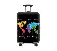 Pinsheng Funda de Maleta Elástico Maleta de Viaje Funda Lavable Cubierta de Equipaje 18-32 Pulgadas Funda Protectora de Maleta para Maleta Equipaje (M(22-24Inch)